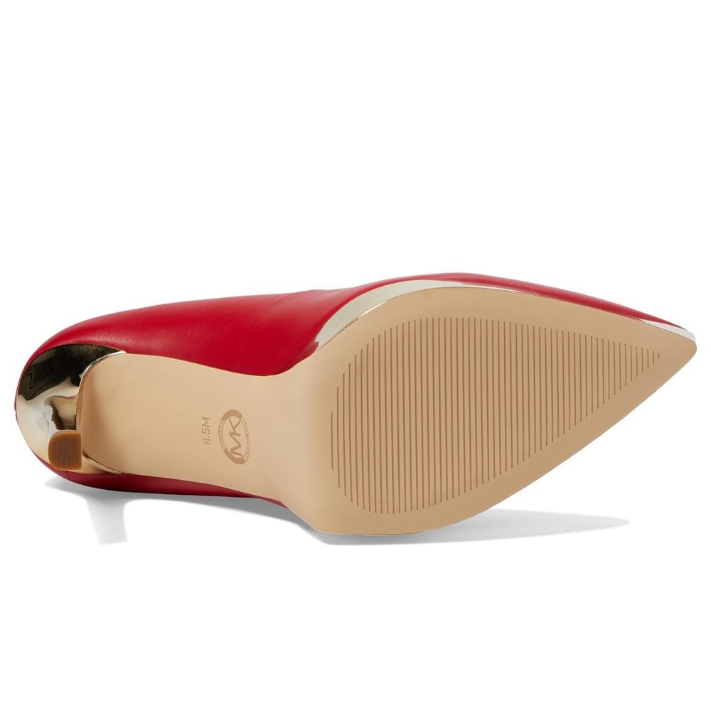 MICHAEL KORS XENIA ANKLE STRAP PUMP CRIMSON 6.5 M - Picture 3 of 5